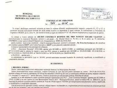 Documente oficiale teren de vanzare in Sector 2 Bucuresti